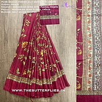 Pure Geecha Tusser Silk Saree 1