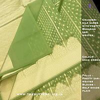 CHANDERI SILK SAREE USTSCDS21633