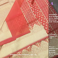 CHANDERI SILK SAREE USTSCDS21637
