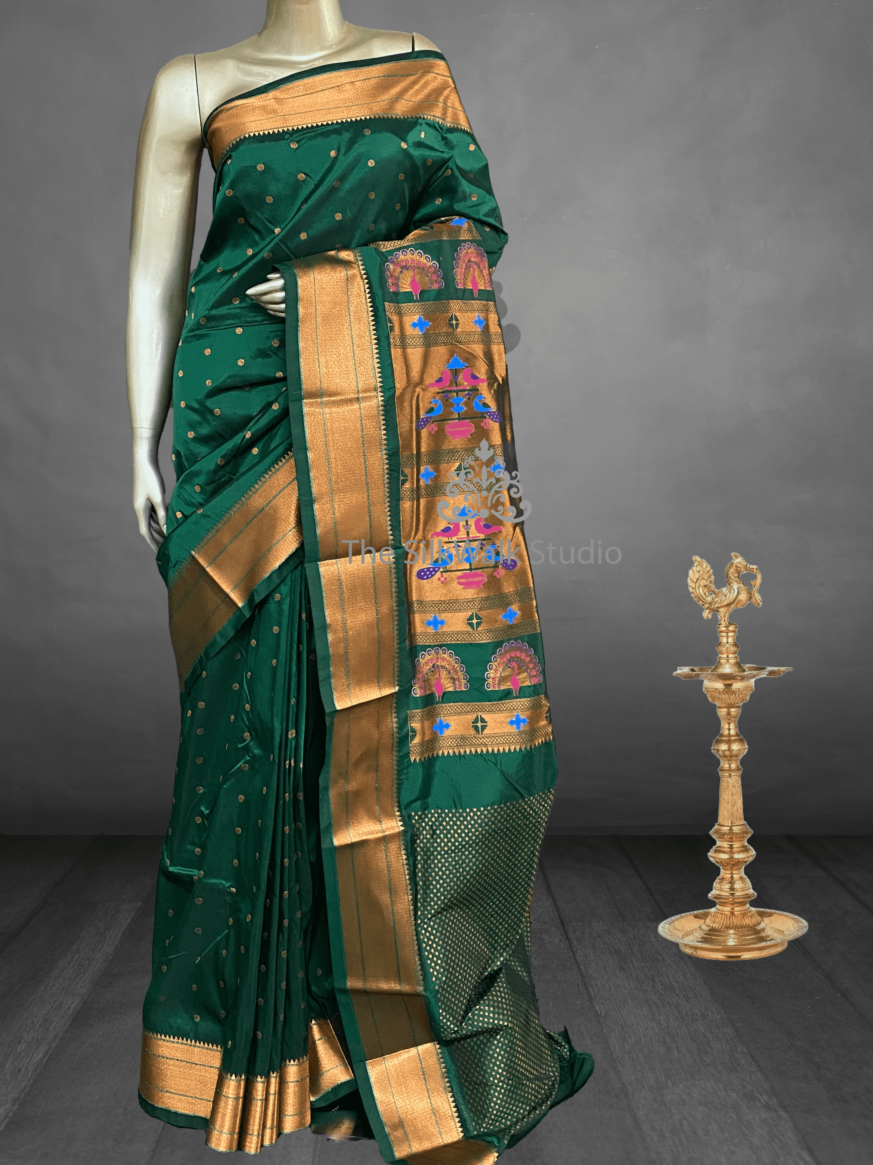 Manasa – Paithani Border Semi Silk Saree 13919 Manasa – Paithani Border Semi Silk Saree 13919