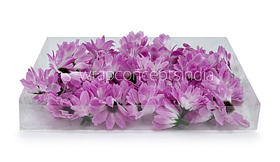 Sun Flowers - Violet With White Sun Flowers - Violet With White