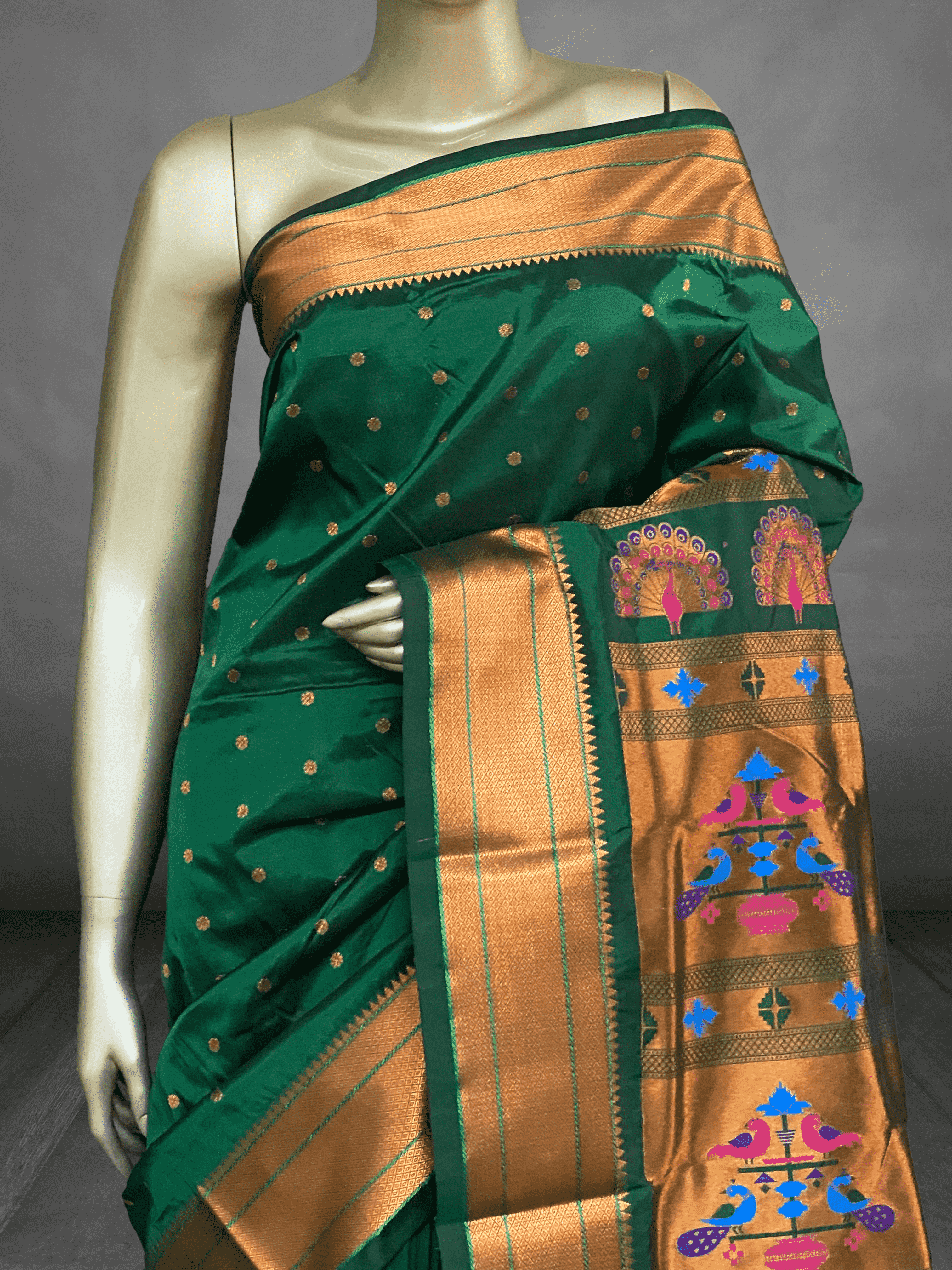Manasa – Paithani Border Semi Silk Saree 13919 Manasa – Paithani Border Semi Silk Saree 13919