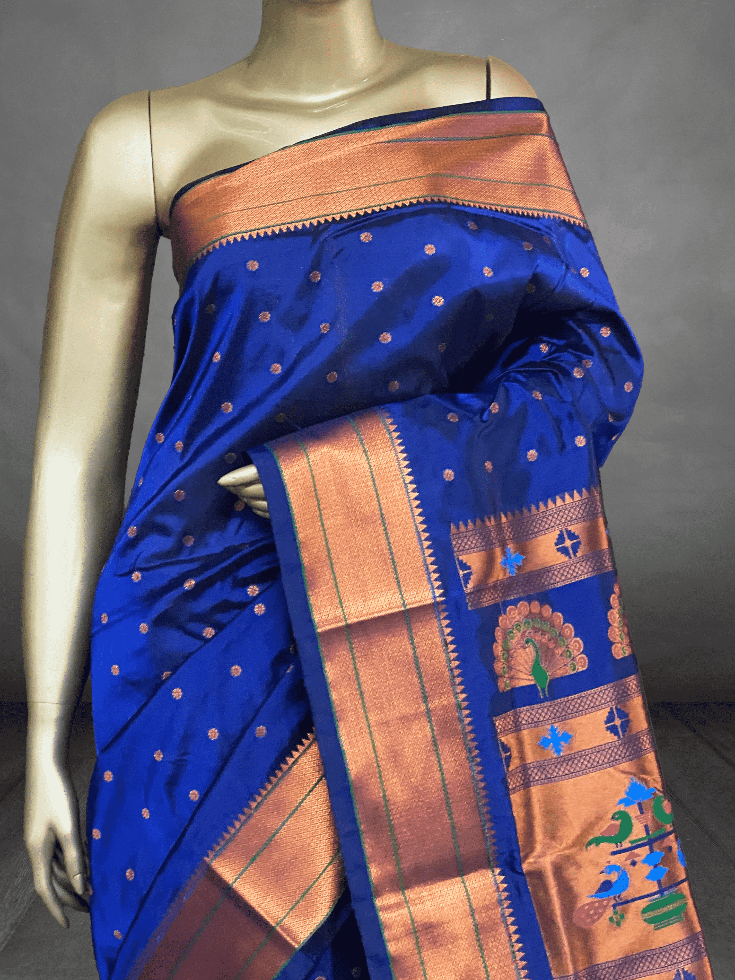 Manasa – Paithani Border Semi Silk Saree 13918 Manasa – Paithani Border Semi Silk Saree 13918