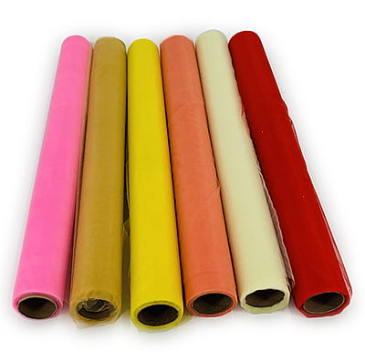Organza Plain Roll - Orange Organza Plain Roll - Orange