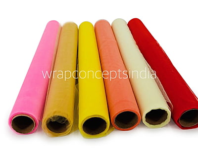 Organza Plain Roll - Orange Organza Plain Roll - Orange
