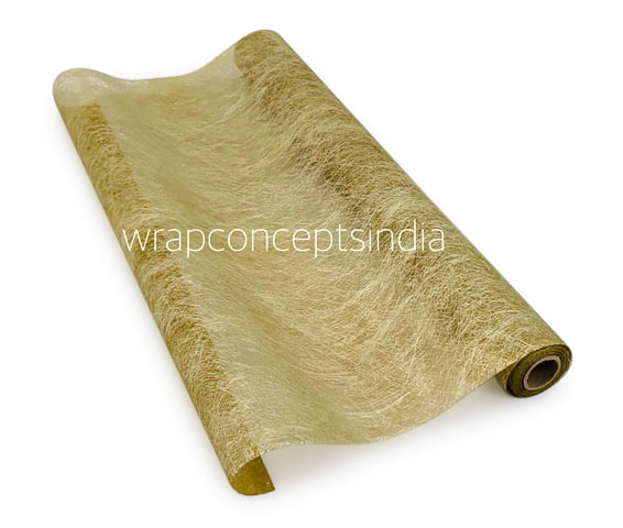 Faux Jute Mesh - Dull Gold Faux Jute Mesh - Dull Gold