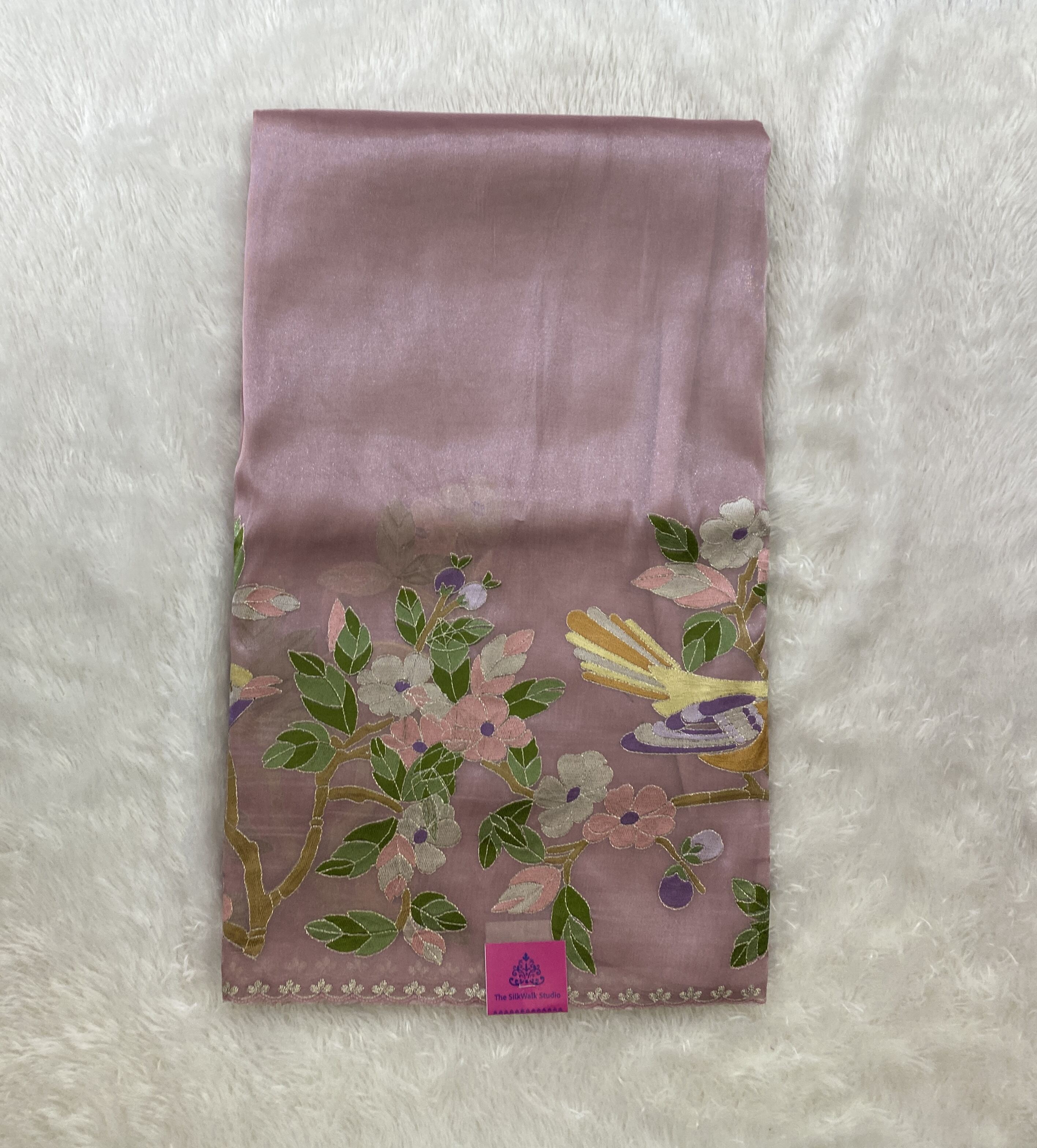 Daisy - Super Net Organza Saree in Thread Embroidery SWS14