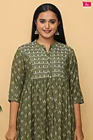 Rayan embroidery cord set  green (pack of all sides)