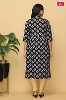 Rayan embroidery cord set  navy blue-1