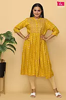 Rayan embroidery cord set  yellow (Pack of all sizes)