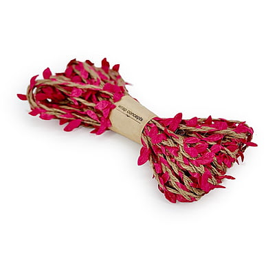 Jute & Leaf String - Multicolour Jute & Leaf String - Multicolour