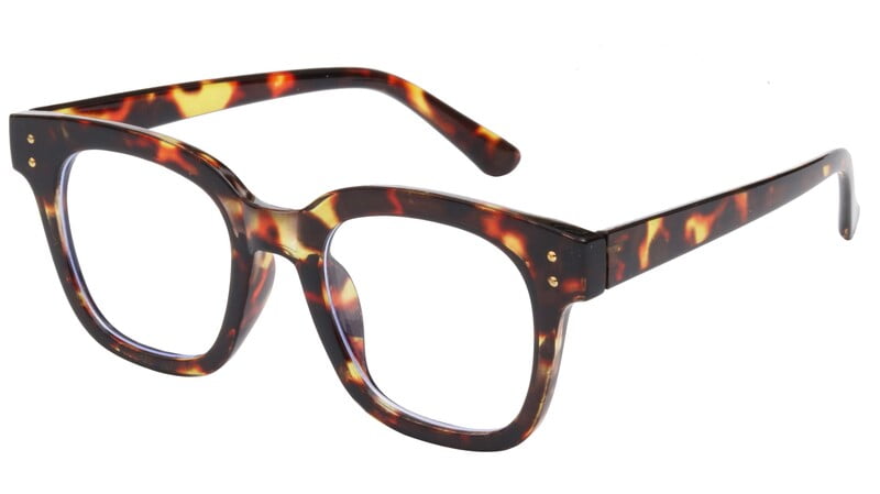 Unisex Oversized Thick Square Spectacle Frame. Tortoise Print Frame. Unisex Oversized Thick Square Spectacle Frame. Tortoise Print Frame.