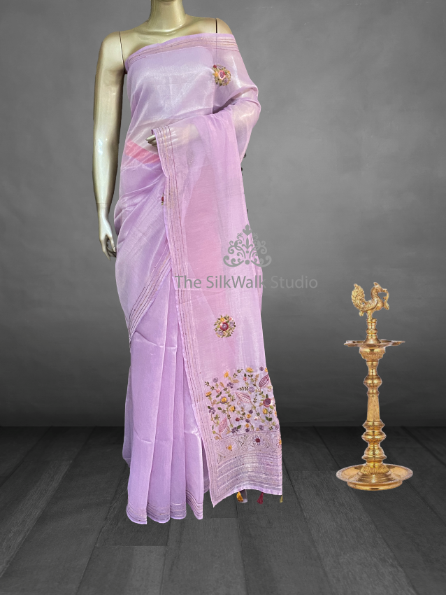 Amaya - The Line Saree in Thread Embroidery SWS39 Amaya - The Line Saree in Thread Embroidery SWS39