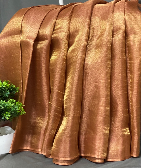 SUNEHRI - THE PURE TISSUE SAREE (G) 16604