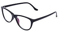 Female Cat Eye Spectacle Frame. Glossy Black Color Frame. Size-LARGE.