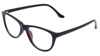 Female Cat Eye Spectacle Frame. Glossy Black Color Frame. Size-LARGE. Female Cat Eye Spectacle Frame. Glossy Black Color Frame. Size-LARGE.