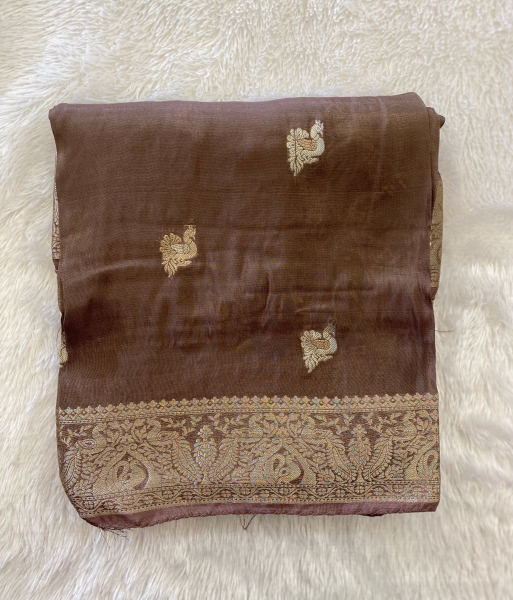 Bhavya - The Tissue Georgette Silk Saree SWS47 Bhavya - The Tissue Georgette Silk Saree SWS47