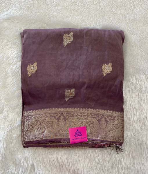 Bhavya - The Tissue Georgette Silk Saree SWS47 Bhavya - The Tissue Georgette Silk Saree SWS47