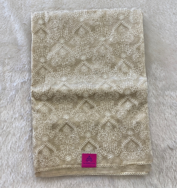 Nila– The Tissue saree in Thread Embroidery SWS44 Nila– The Tissue saree in Thread Embroidery SWS44