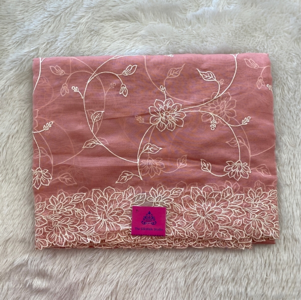 Daisy - The Organza Saree in Thread Work SWS42 Daisy - The Organza Saree in Thread Work SWS42