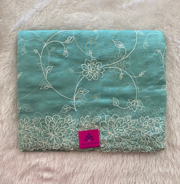 Daisy - The Organza Saree in Thread Work SWS42 Daisy - The Organza Saree in Thread Work SWS42