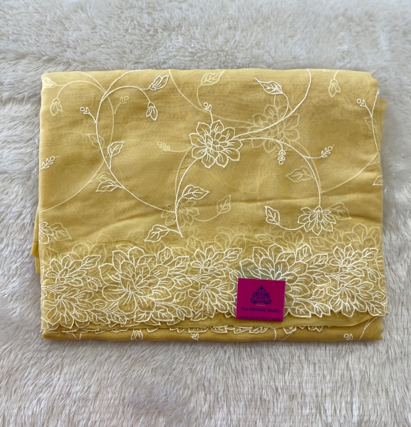 Daisy - The Organza Saree in Thread Work SWS42 Daisy - The Organza Saree in Thread Work SWS42