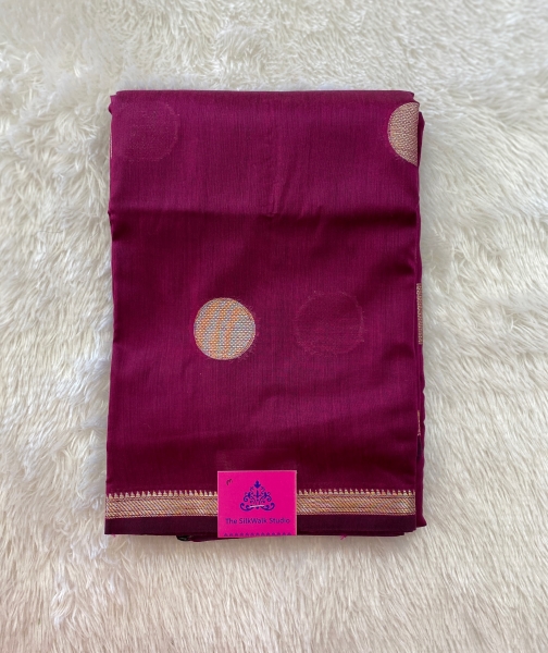 Dakshayani - The Silk Cotton Saree in Butta SWS40 Dakshayani - The Silk Cotton Saree in Butta SWS40