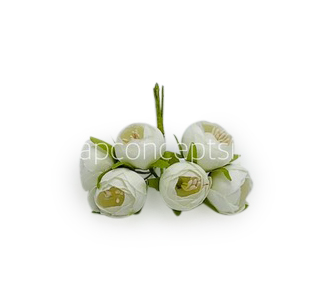 Peonies on stick-Ivory Peonies on stick-Ivory