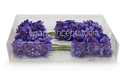 Carnation on Stick with Pollen – Dark Purple Carnation on Stick with Pollen – Dark Purple