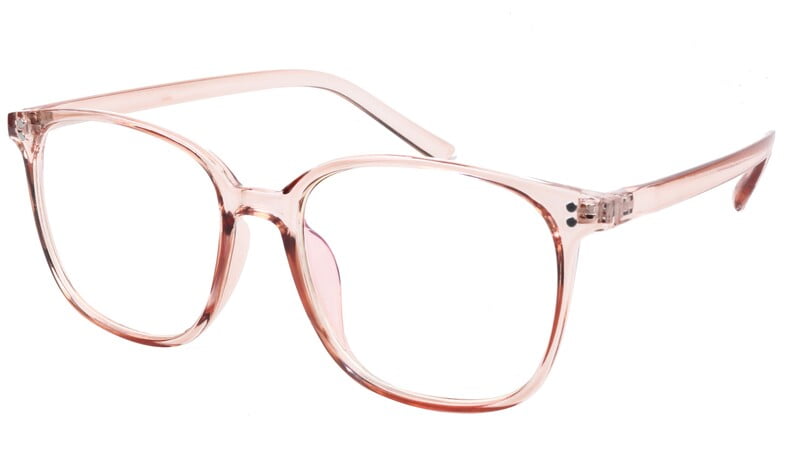 Unisex Oversized Square Spectacle Frame. See Through Brown Color Frame. Unisex Oversized Square Spectacle Frame. See Through Brown Color Frame.