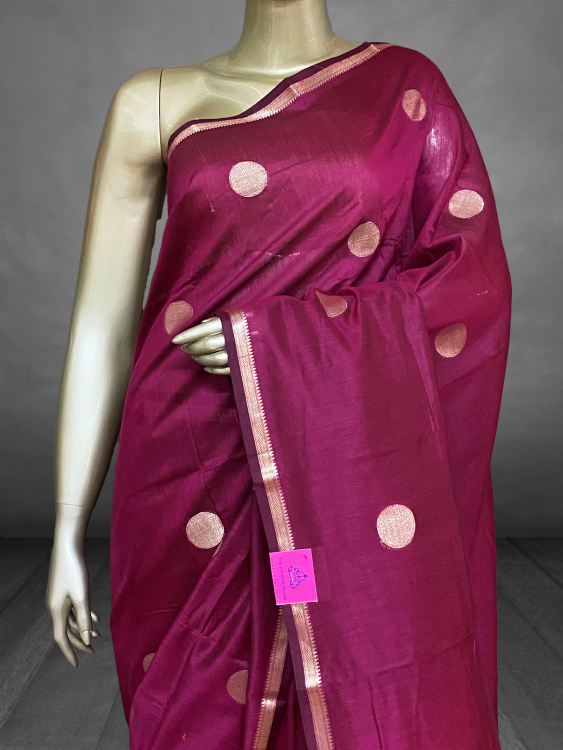 Dakshayani - The Silk Cotton Saree in Butta SWS40 Dakshayani - The Silk Cotton Saree in Butta SWS40