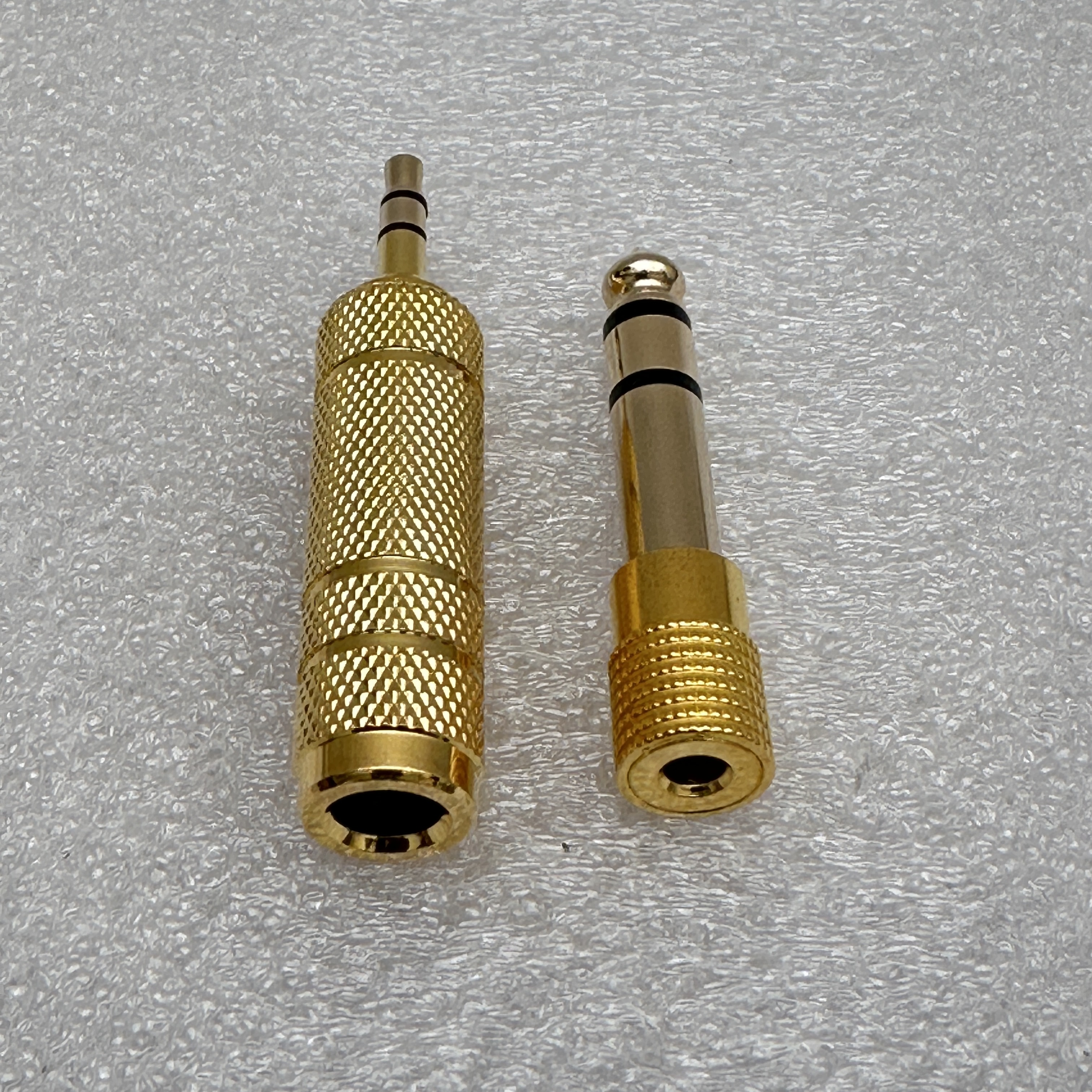 Premium Gold-Plated TRS Audio Adapter Plugs - TRS-2PLG Premium Gold-Plated TRS Audio Adapter Plugs - TRS-2PLG