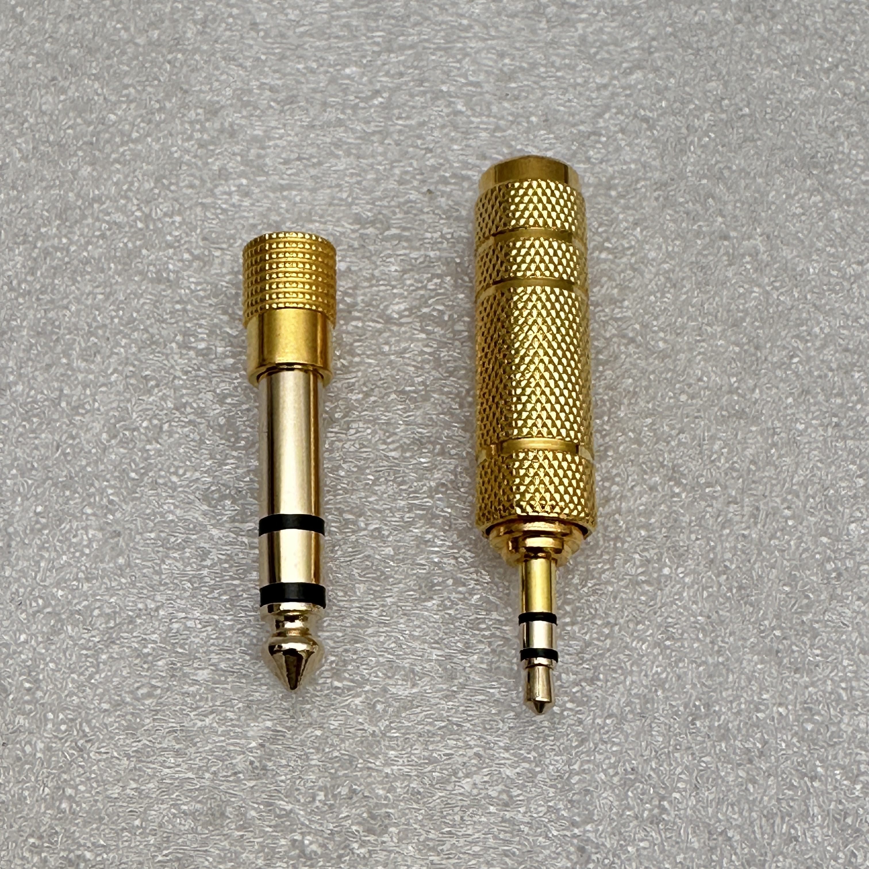 Premium Gold-Plated TRS Audio Adapter Plugs - TRS-2PLG Premium Gold-Plated TRS Audio Adapter Plugs - TRS-2PLG