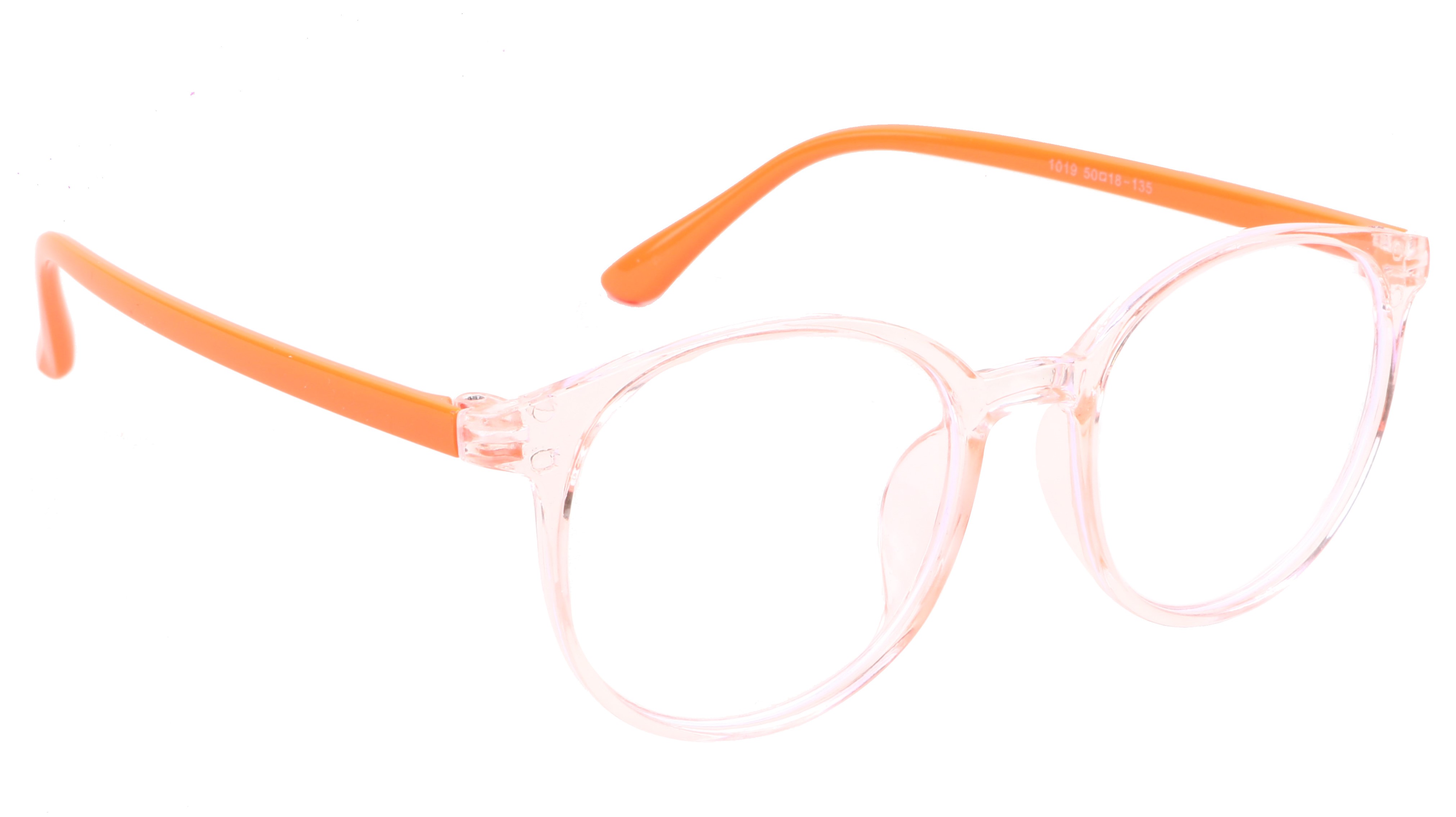 Unisex Round Spectacle Frame For Kids & Teens. Transparent Rim. Age-(12-15Yrs)