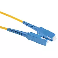 Fiber Optic SC/UPC-SC/UPC-SM-SX-3.0-G652D-PVC-Yellow 10M Patch Cord Fiber Optic SC/UPC-SC/UPC-SM-SX-3.0-G652D-PVC-Yellow 10M Patch Cord