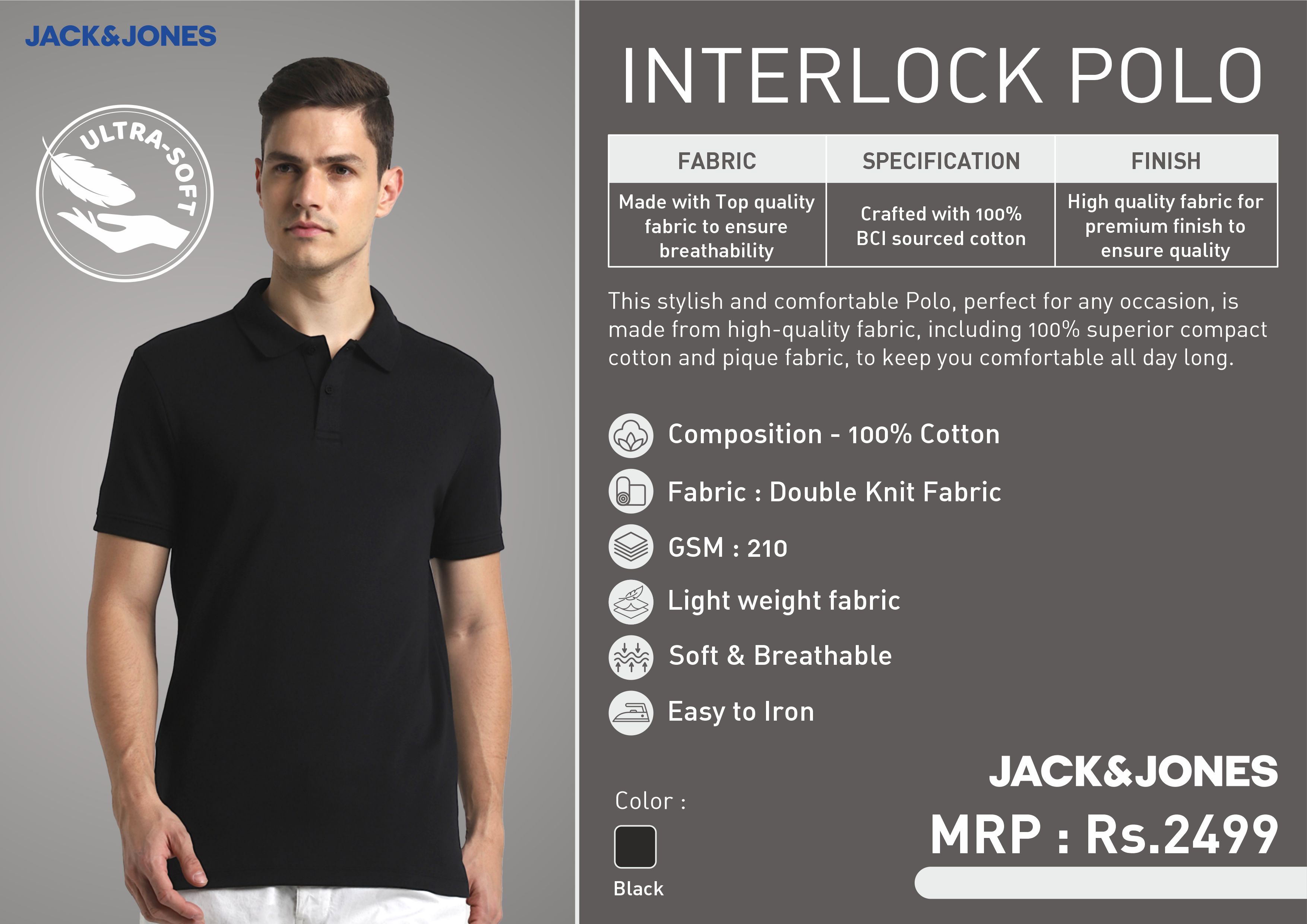 Jack & Jones Interlock Polo T- Shirt