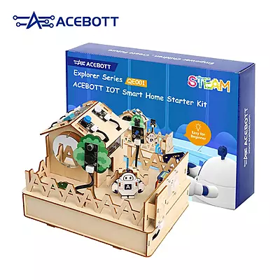 ESP32 Smart Home IoT Starter Kit with Arduino/ACECode(Scratch) – Plus