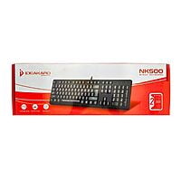 IDEAKARD Wired Keyboard | NK500 | Full-Size Keyboard | USB Plug-and-Play | Black IDEAKARD Wired Keyboard | NK500 | Full-Size Keyboard | USB Plug-and-Play | Black