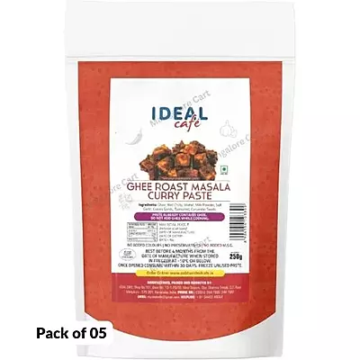 Ideal Cafe Ghee Roast Masala Paste - Authentic Curry Flavor- 250g Ideal Cafe Ghee Roast Masala Paste - Authentic Curry Flavor- 250g
