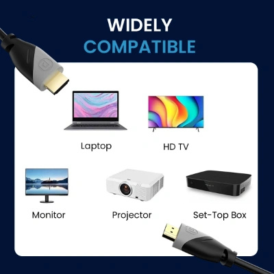 Portronics Konnect Sync 4K@60Hz HDMI to HDMI Cable, Support eARC and Compatible with Smart HDTV, Laptop, Monitor, Projector, eARC enable Soundbar Portronics Konnect Sync 4K@60Hz HDMI to HDMI Cable, Support eARC and Compatible with Smart HDTV, Laptop, Monitor, Projector, eARC enable Soundbar