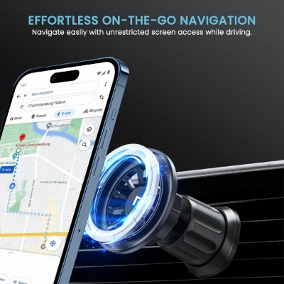 Portronics Mogun 2 Magnetic Universal Mobile Holder – 360° Rotation, Strong Magnet, Car-Friendly (Black) Portronics Mogun 2 Magnetic Universal Mobile Holder – 360° Rotation, Strong Magnet, Car-Friendly (Black)