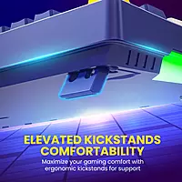 Portronics K2 Gaming Keyboard with Red Linear Switches,1.5 Meter Long Cable & Dynamic Lighting(Blue) Portronics K2 Gaming Keyboard with Red Linear Switches,1.5 Meter Long Cable & Dynamic Lighting(Blue)