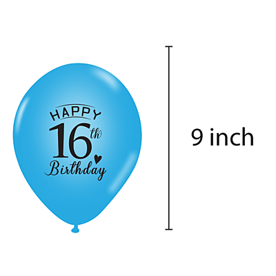 The Magic Balloon- Make Your 16th Birthday Unforgettable With Our Combo Kit Featuring 15 Balloons, 1 Curtain, and 1 Banner. The Magic Balloon- Make Your 16th Birthday Unforgettable With Our Combo Kit Featuring 15 Balloons, 1 Curtain, and 1 Banner.