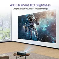 with 1080p Full HD Resolution, Built-in Streaming Apps (Netflix, Prime Video, Hotstar), 4000 Lumens, Screen Mirroring, 5 Watt Speaker (Grey) with 1080p Full HD Resolution, Built-in Streaming Apps (Netflix, Prime Video, Hotstar), 4000 Lumens, Screen Mirroring, 5 Watt Speaker (Grey)