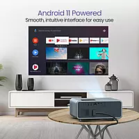 with 1080p Full HD Resolution, Built-in Streaming Apps (Netflix, Prime Video, Hotstar), 4000 Lumens, Screen Mirroring, 5 Watt Speaker (Grey) with 1080p Full HD Resolution, Built-in Streaming Apps (Netflix, Prime Video, Hotstar), 4000 Lumens, Screen Mirroring, 5 Watt Speaker (Grey)