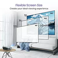 with 1080p Full HD Resolution, Built-in Streaming Apps (Netflix, Prime Video, Hotstar), 4000 Lumens, Screen Mirroring, 5 Watt Speaker (Grey) with 1080p Full HD Resolution, Built-in Streaming Apps (Netflix, Prime Video, Hotstar), 4000 Lumens, Screen Mirroring, 5 Watt Speaker (Grey)