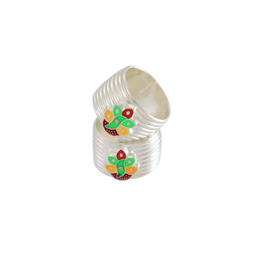 Enamel Adjustable Toe Ring Enamel Adjustable Toe Ring