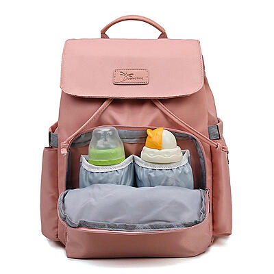 Large Capacity Mommy Bag Large Diaper Bag Baby Diaper Backpack with Insulated Pockets