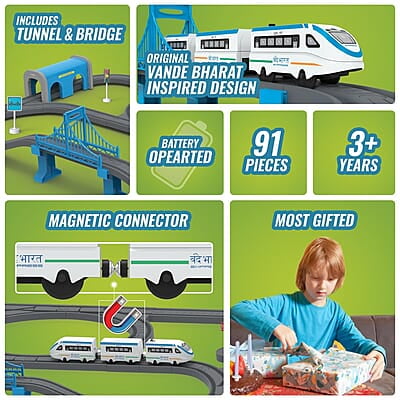 India City Trainset - 91 Pcs India City Trainset - 91 Pcs