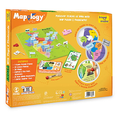India Map with Flash Cards India Map with Flash Cards